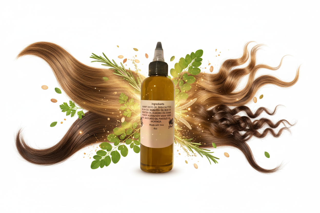 HAIR OIL NOURISHING SCALP RELIEVING HAIR LOSS